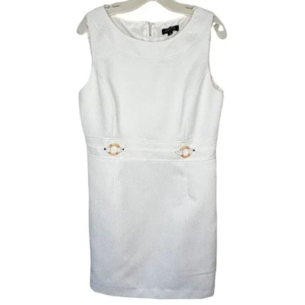 Tahari Arthur S Levine ASL White Dress